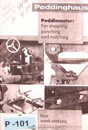 Peddinghaus-Peddinghaus Model 210 Super II, Shearing & Punching, Operation & Parts Manual-210-Super II-01